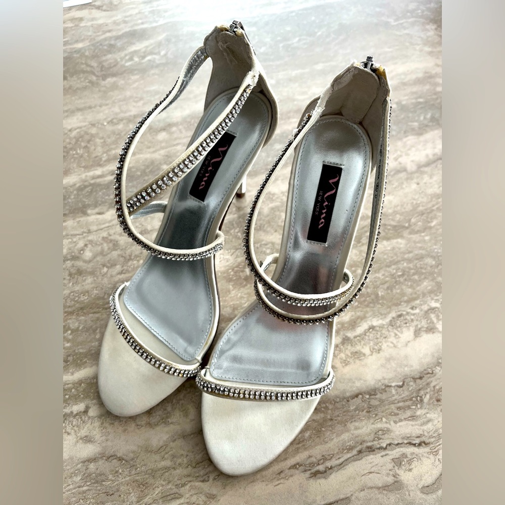 Nina ivory dress sandals